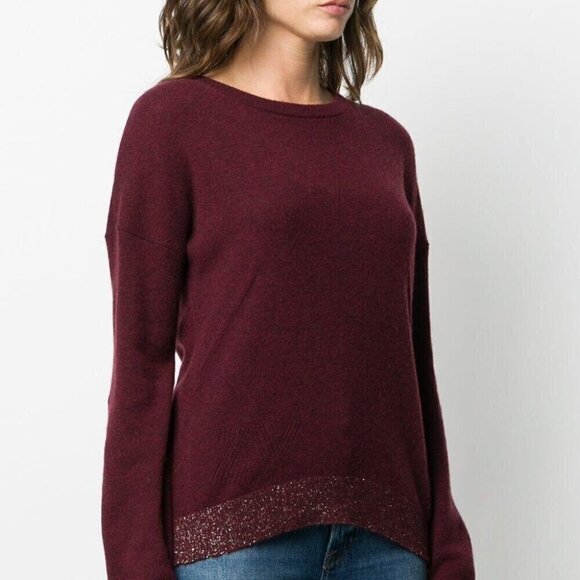 Zadig  and  Voltaire  Patch Cashmere Sweater - Picture 7 of 9